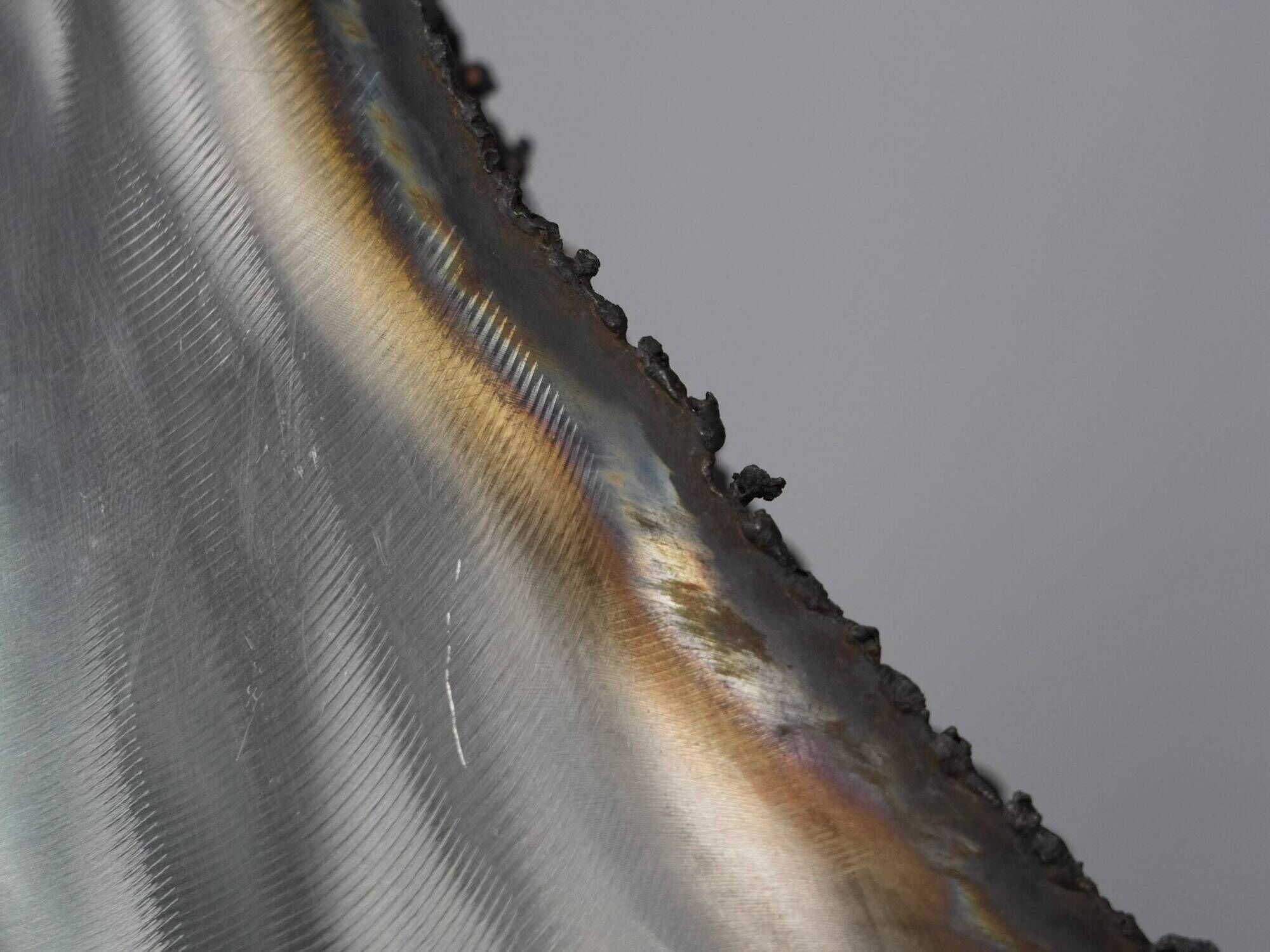 Abstract stainless steel sculpture by Lea Goodman, United Kingdom, 1980s