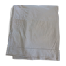 Former cloth in white cotton with monograms