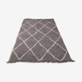 Beni ourain rug grey 250 x 167 cm