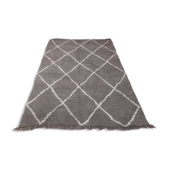 Beni ourain rug grey 250 x 167 cm