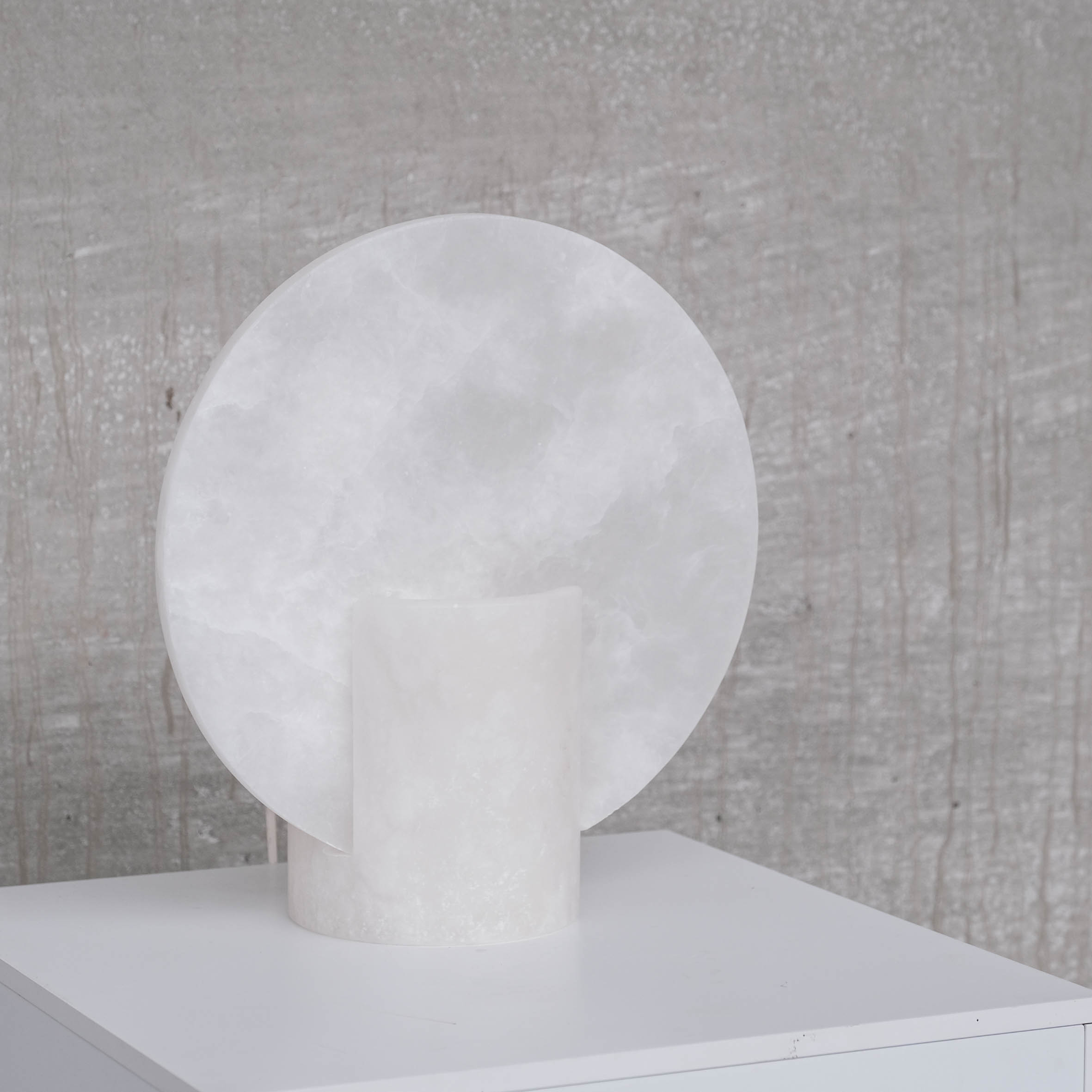 Pair of alabaster spanish table lamps