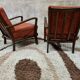 Pair of vintage armchairs year 1950