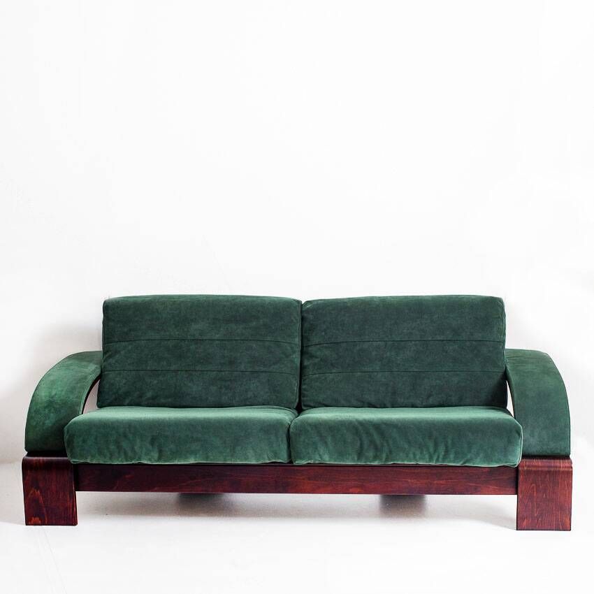 Vintage 3-4 seater canapé in alcantara. Åke Fribyter for Nelo Möbel 90s.