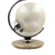 Murano glass spherical table lamp, Mazzega Italy 1970s