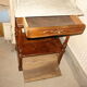 Dressing table and mirror in walnut, circa 1880