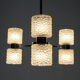 Six lights chandelier 'Zonnewende' by J.W. Bosman for Raak Amsterdam 1965