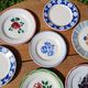 10 assiettes à dessert anciennes dépareillées 