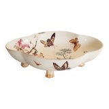 Coupe à fruits dessin polychrome en faïence de Lunéville