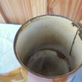 Enamelled cafeite floral decoration