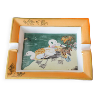 Hermès porcelain pocket tray decorated with ducks