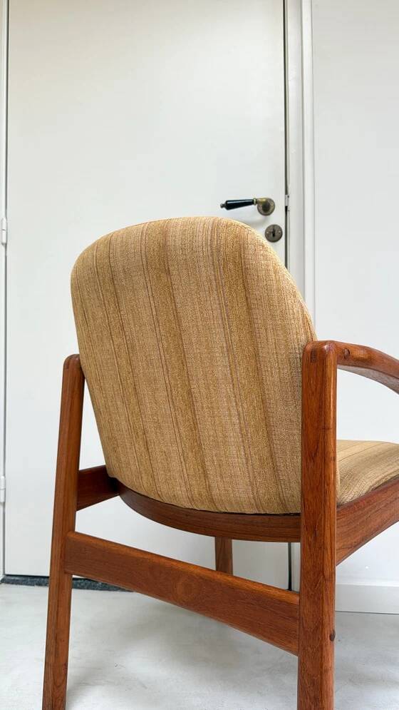 Vintage Danish solid teak wooden chair