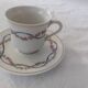 Cup and under coffee cup Limoges B & C