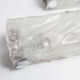 Pair of wall lights in opaque corrugated bubble glass 1970