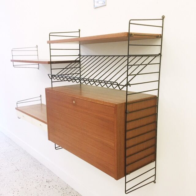 Laddershelf by String, Sweden, 1960s