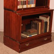 Globe Wernicke Library in Mahogany with 3 large elements and a projection.