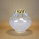 Globe vintage, globe Mazzega style, abat-jour verre, lampshade, 70's