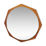 Scandinavian mirror in teak 37 cm