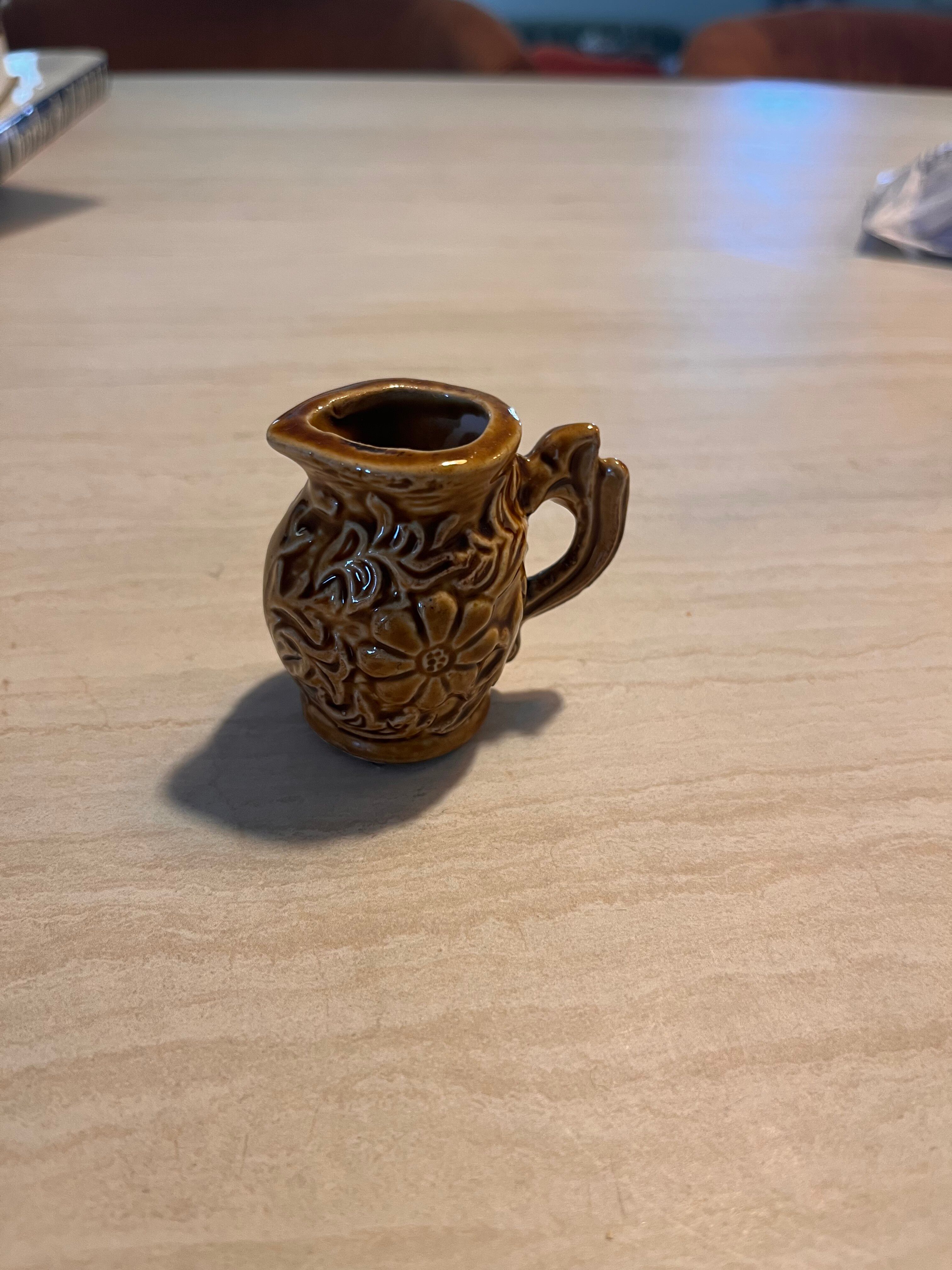 Milk jug / Small vintage ceramic pitcher