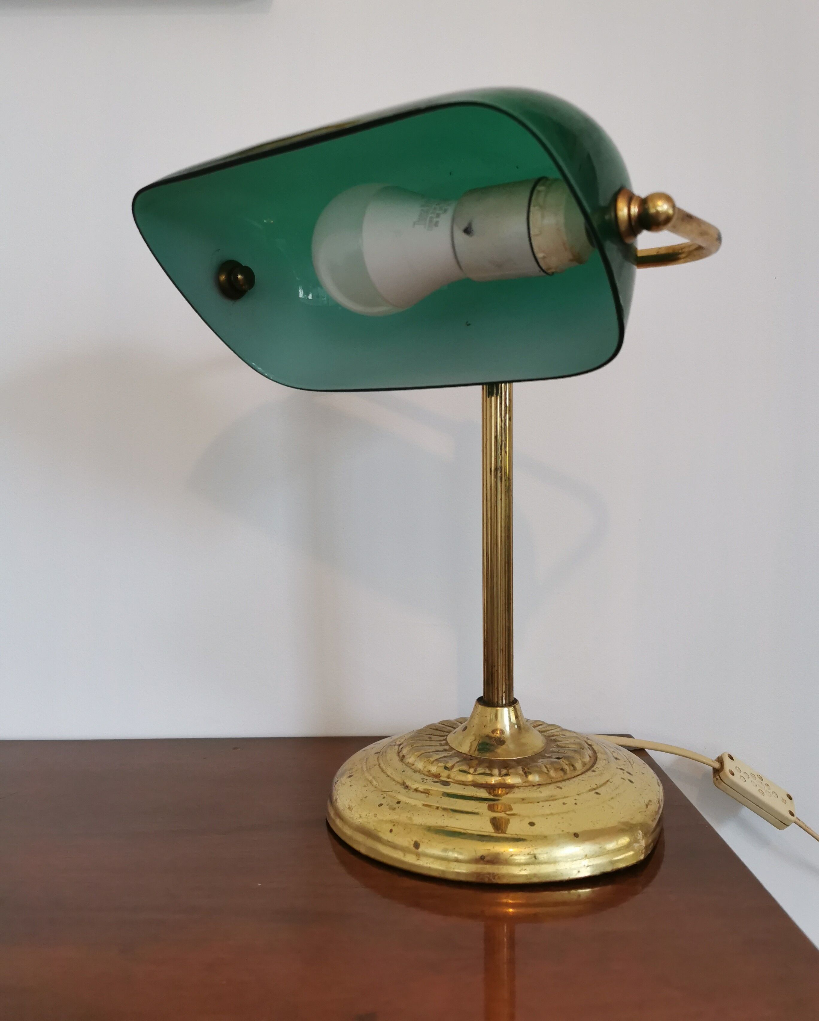 Vintage banker lamp Ikea