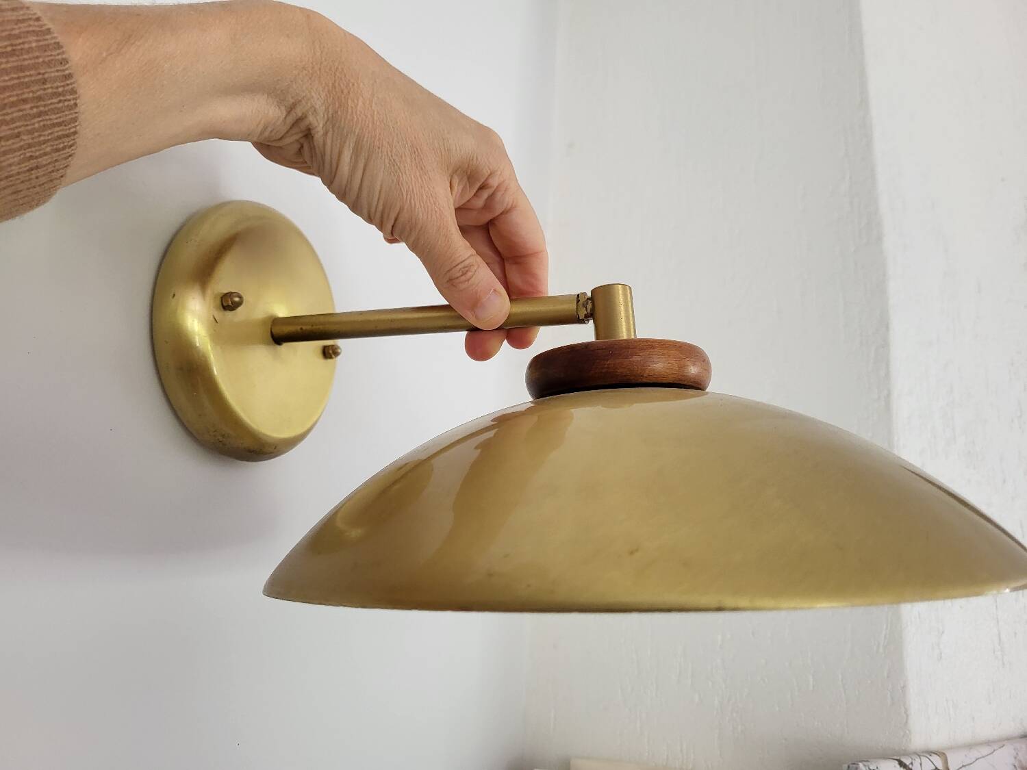 Brass wall or suspension 1970s-1980s