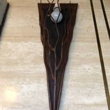 Vintage wrought iron design wall lights with glass paste