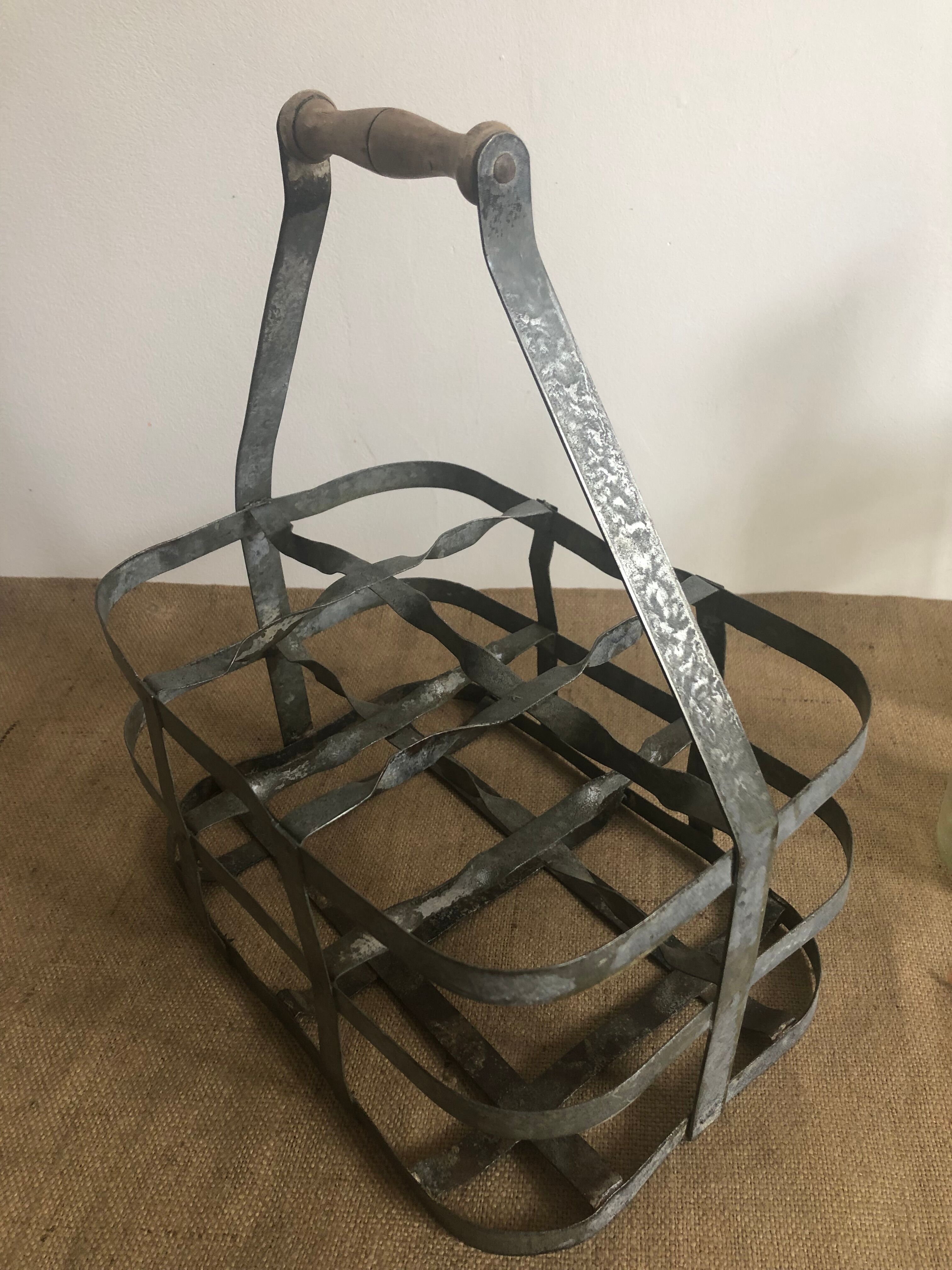 Porte-bouteilles en zinc