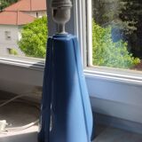 Blue Art Deco style lamp base.