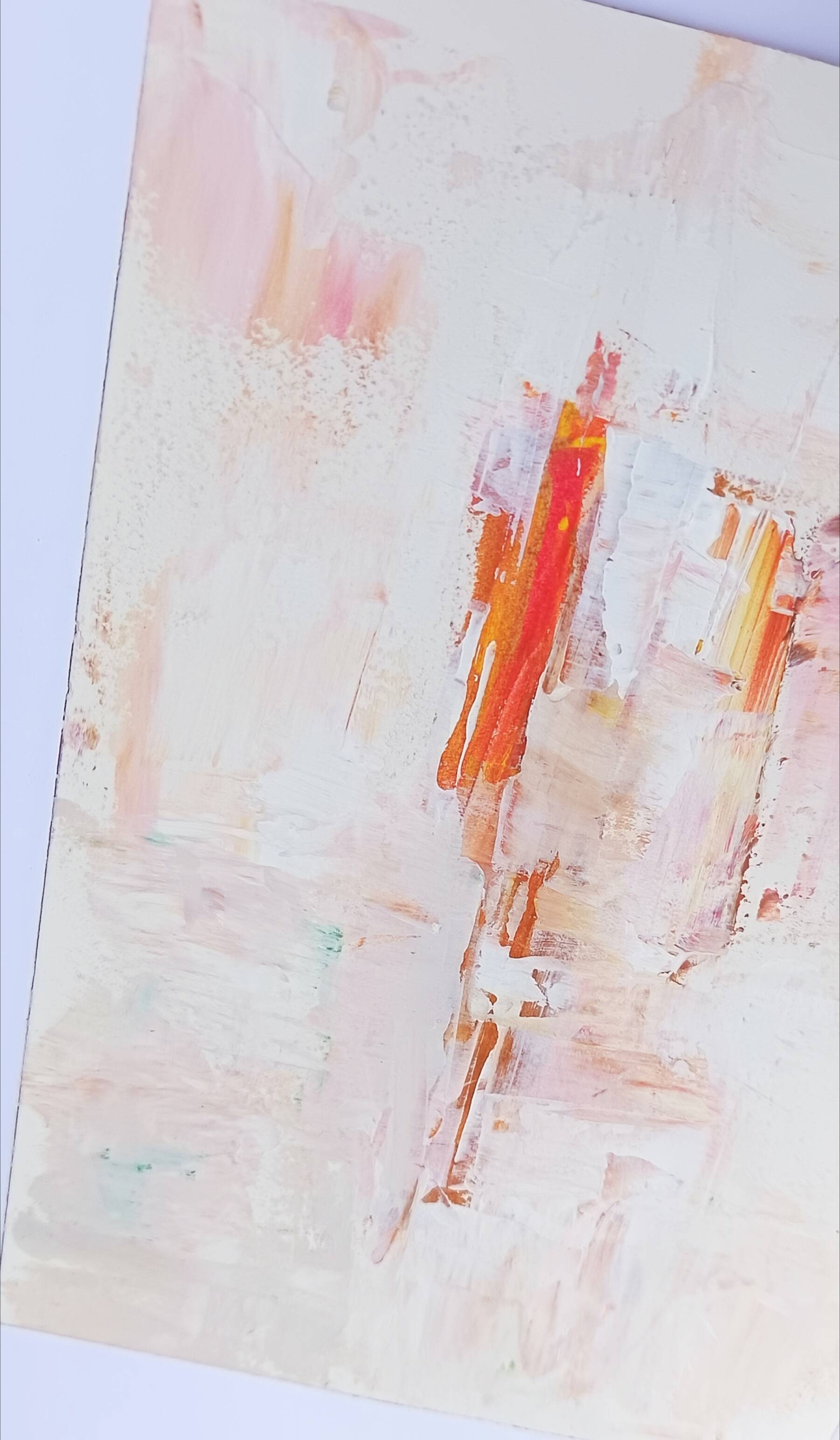 Acrylic on paper – abstract composition – 26 x 18 cm