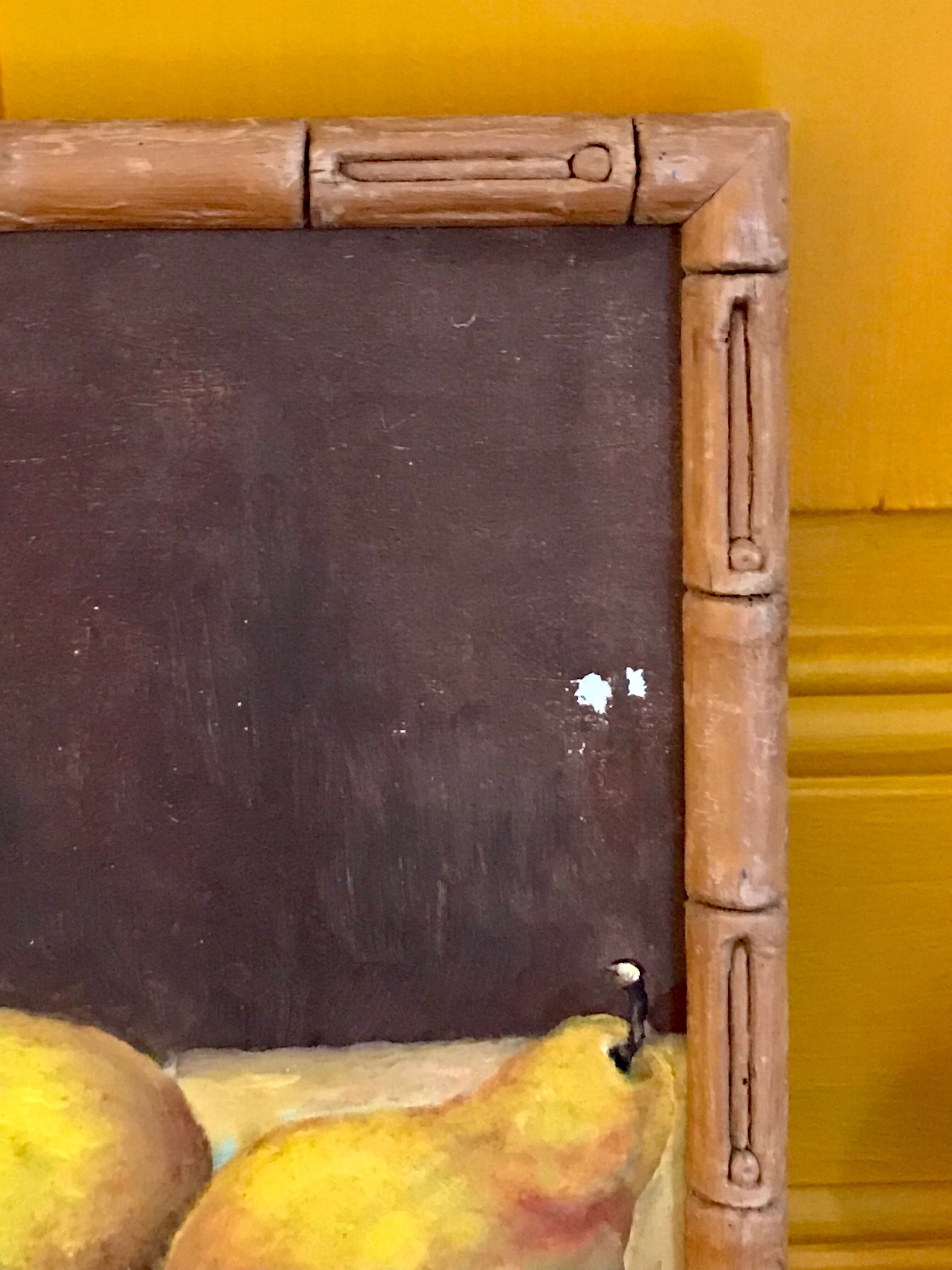 Pair of pear canvases