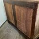 Old low buffet 2 doors in natural wood