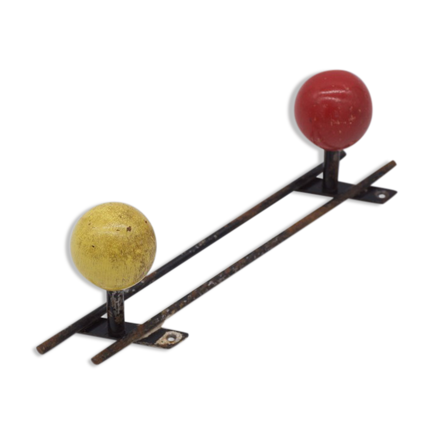 Coat rack two hooks vintage 1970'