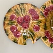 Confiturier  vintage en barbontine de la manufacture Sarreguemines