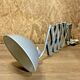 Beautiful accordion wall lamp 50,60', vintage lamp zigzag industrial design
