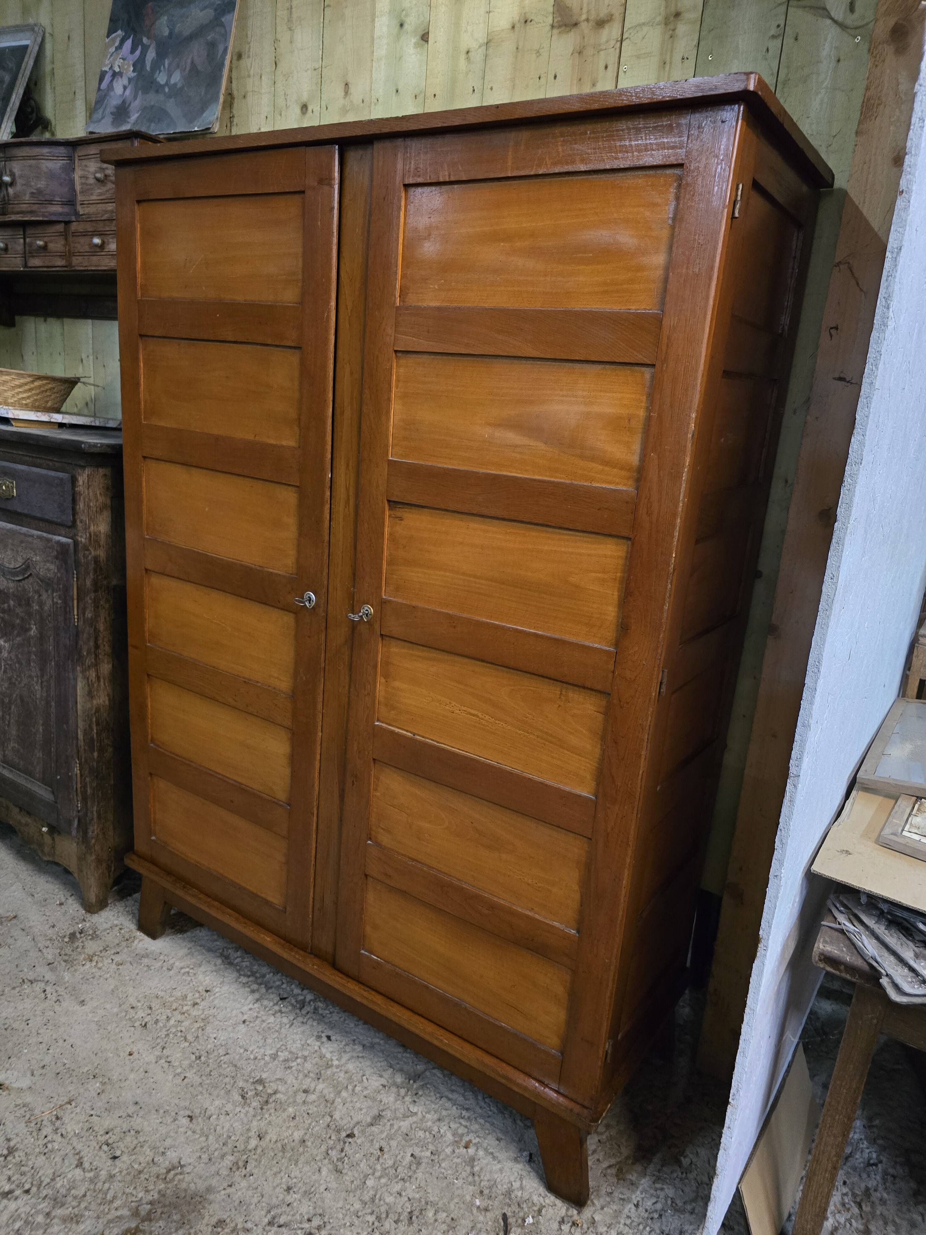 Vintage René Gabriel wardrobe with 2 doors