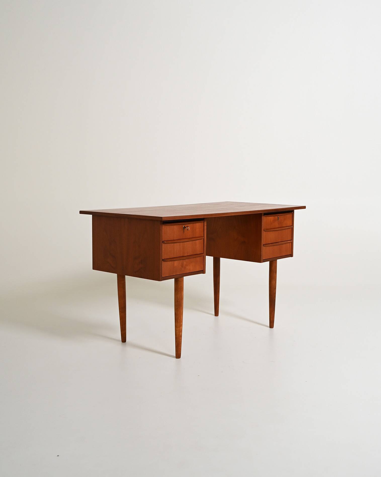 Scandinavian teak desk, 1960s