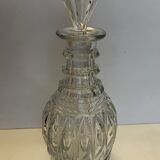 Vintage molded glass decanter