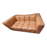 Rochebobois leather sofa
