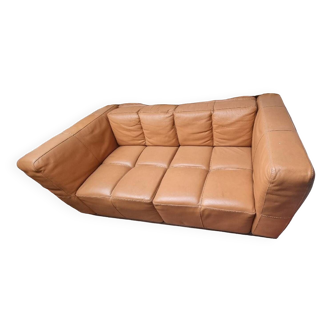 Rochebobois leather sofa