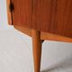 Vintage bookcase with sliding shelf