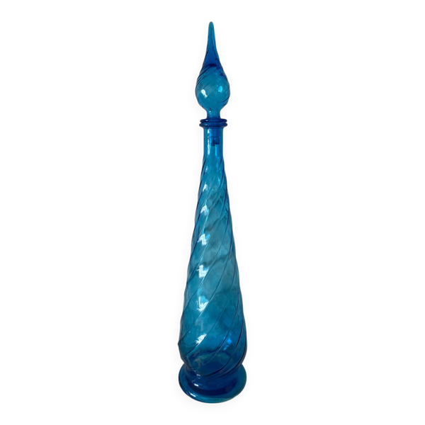 Grande carafe Empoli 67 cm, Italie, années 60-70
