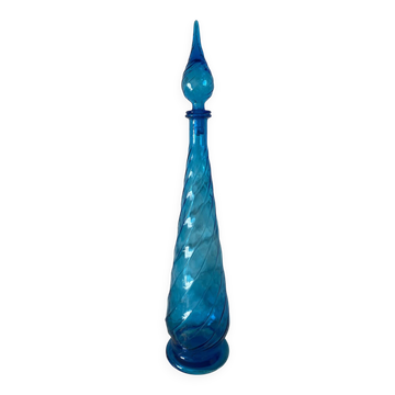 Large Empoli carafe 67 cm, Italy, 1960s-70s