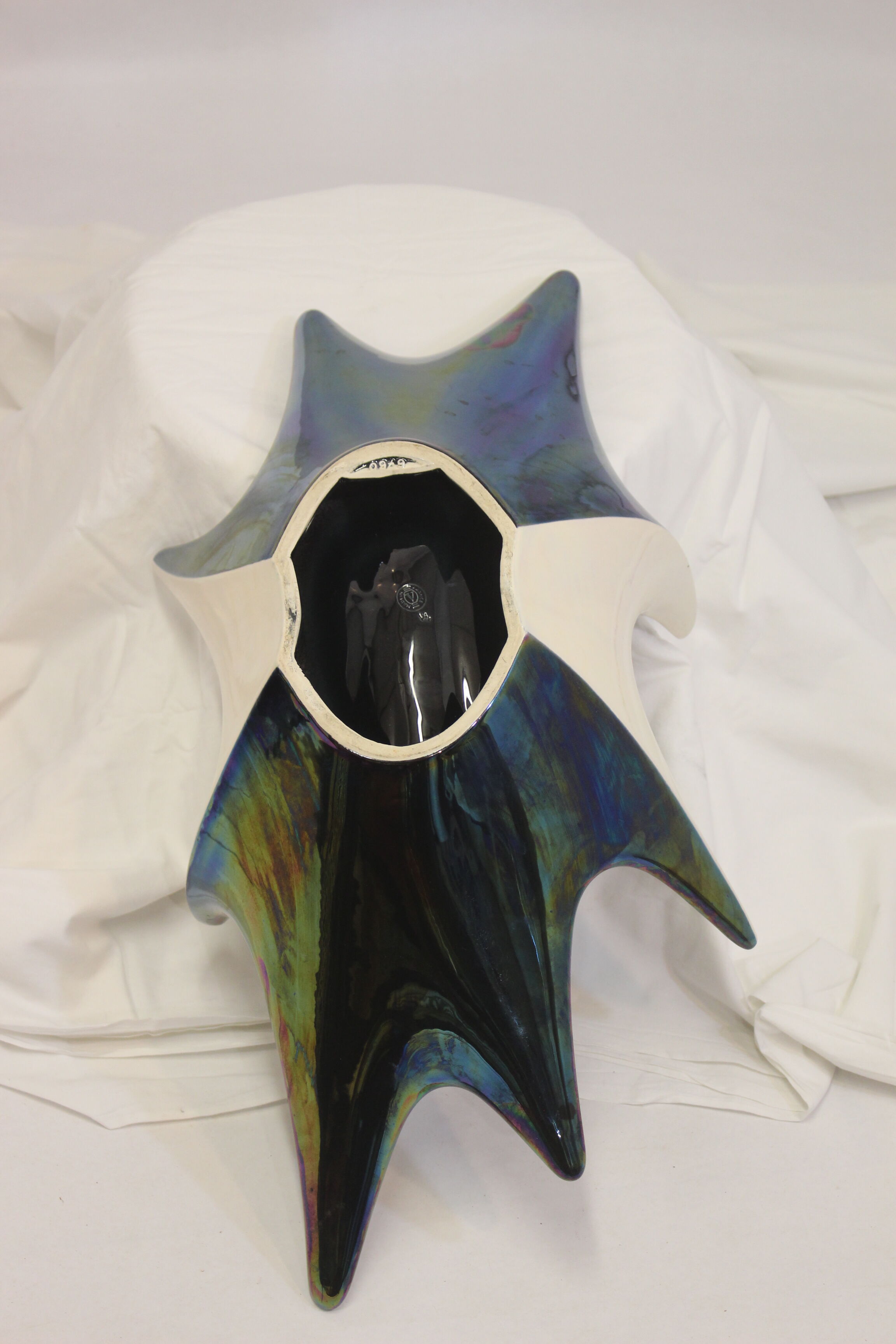 coupe à fruits vintage verceram - année 50 fabrication française