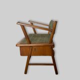 Scandinavian armchair bed from the 50s
