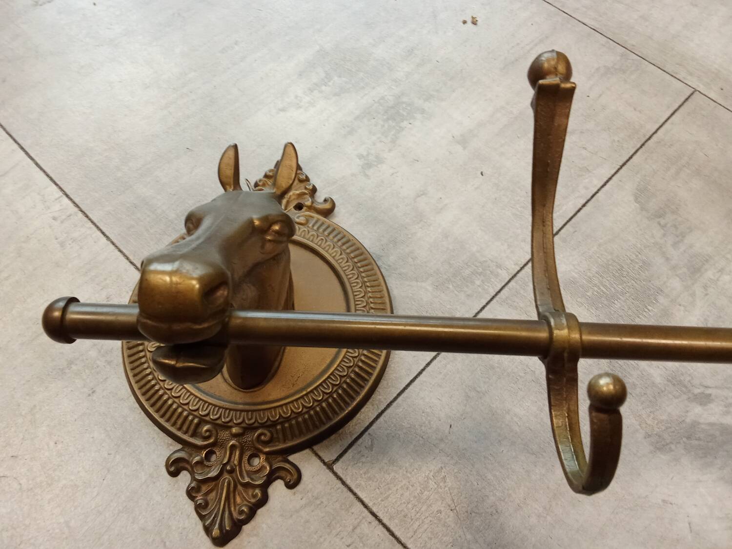 Porte manteau tête de cheval
