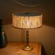 "Faux Bamboo" table lamp in patinated brass from the 1960s.