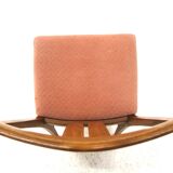Set of 4 Scandinavian walnut chairs, Sweden, 1960