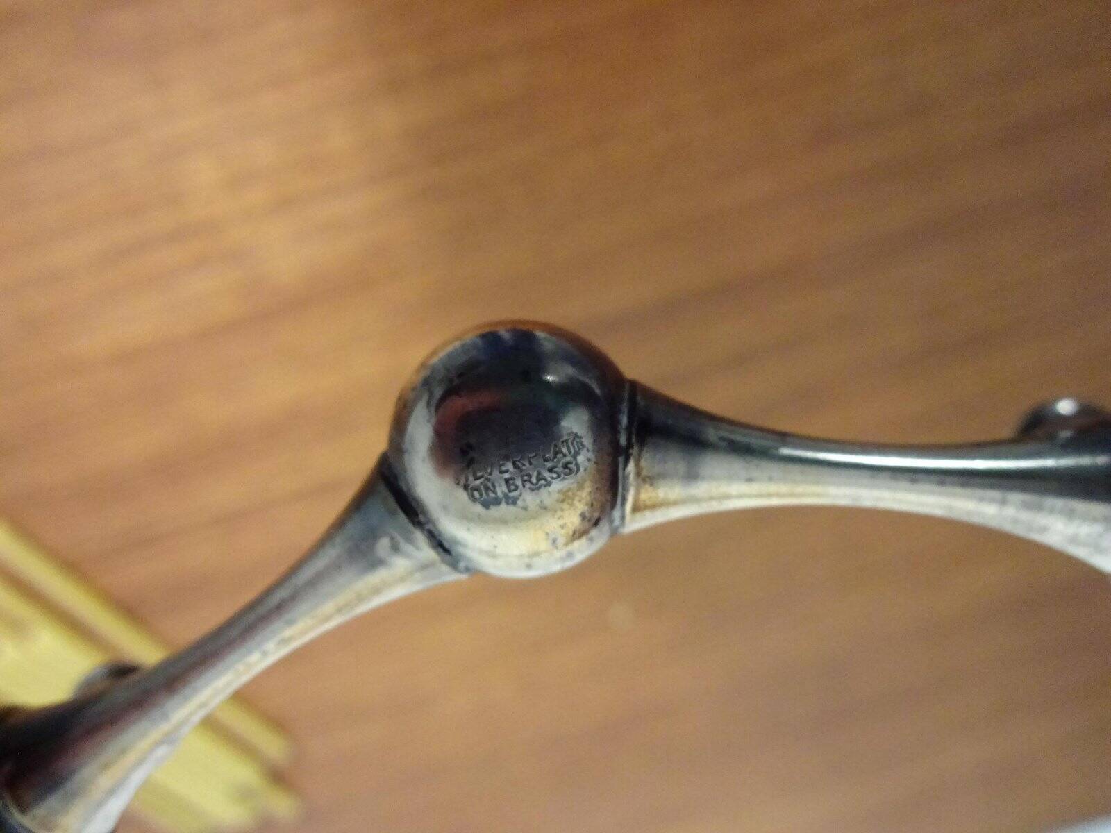 Silver-Plated Brass Candleholder by Jens Quistgaard, 1960s