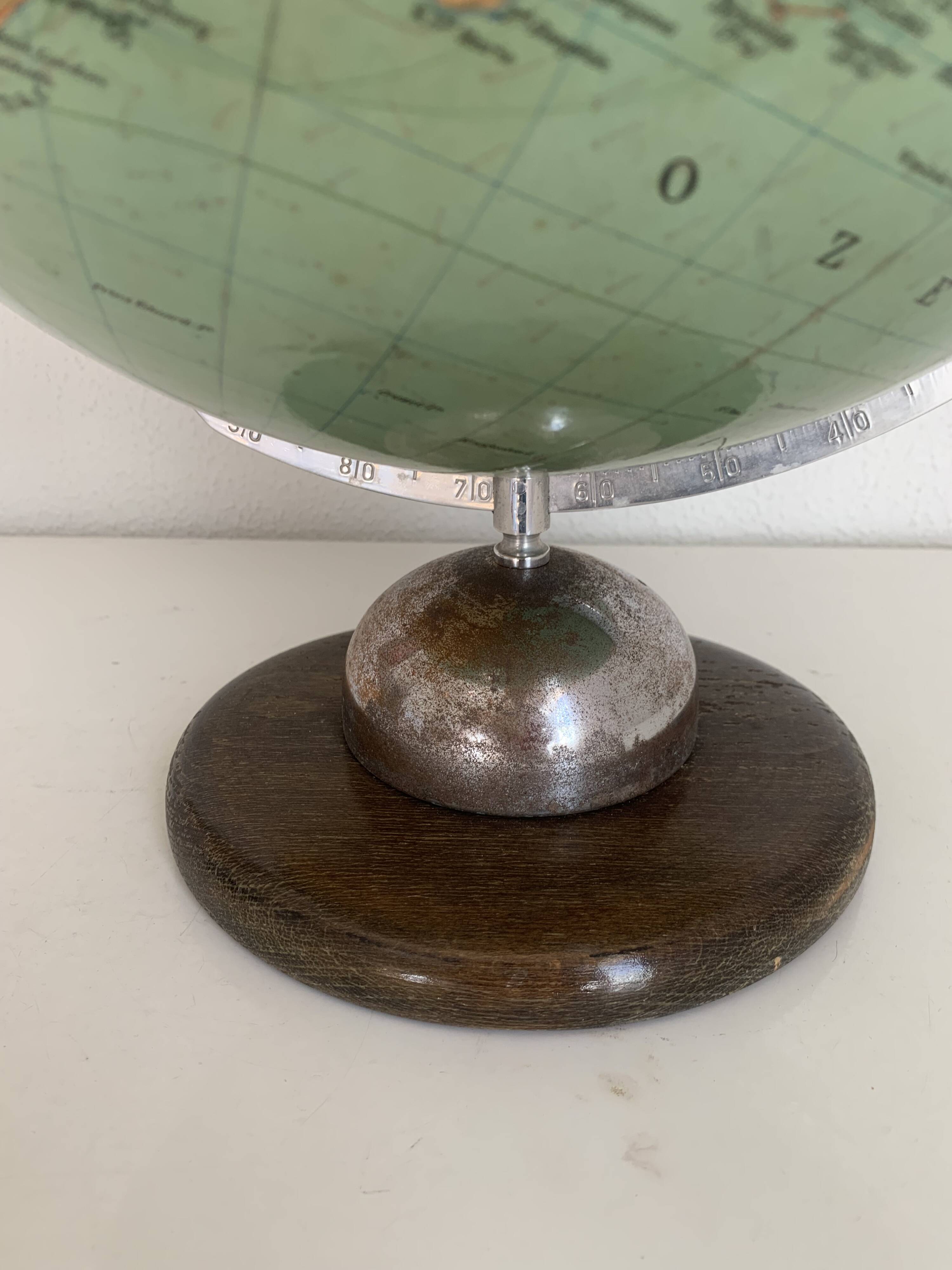 Vintage 1961 Dietrich Reimer Berlin World Globe - 45 cm