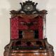 Antique trumeau with walnut mirrors, Italy 20th century