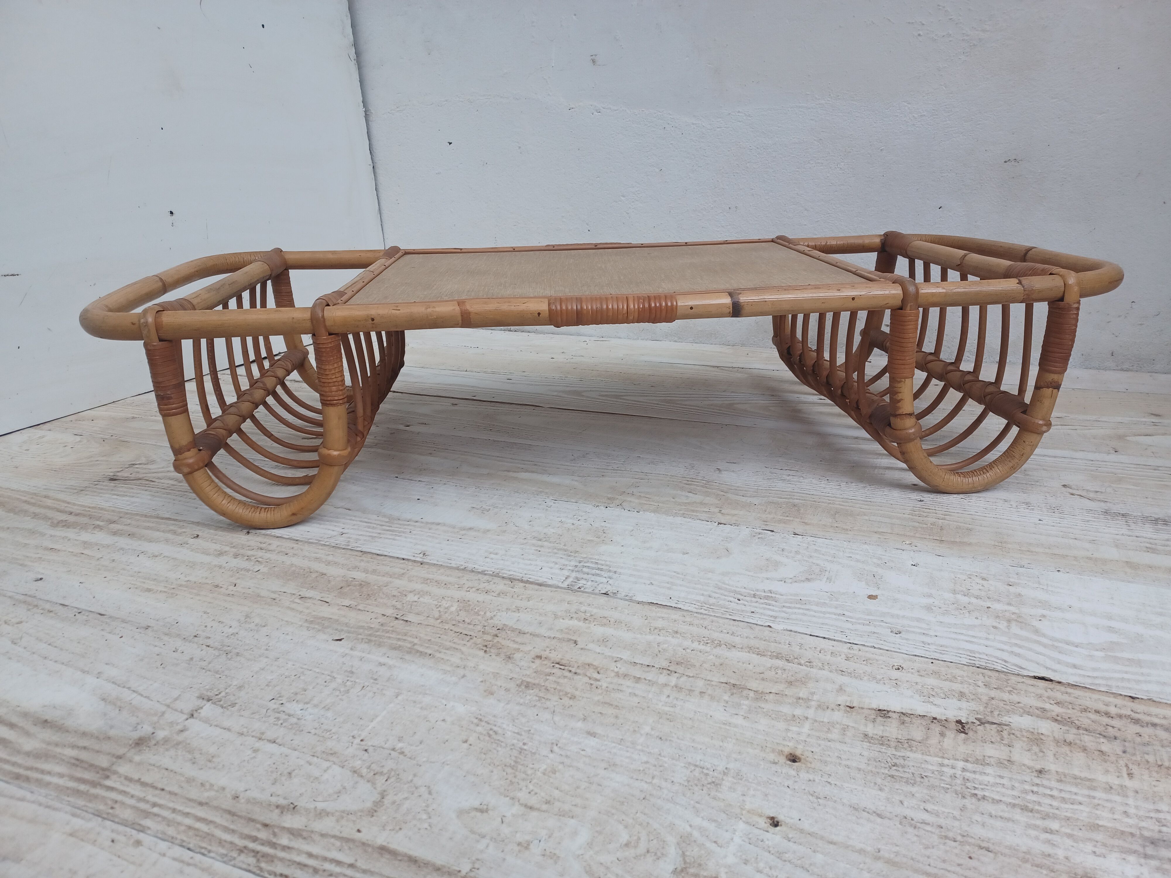 Rattan coffee table